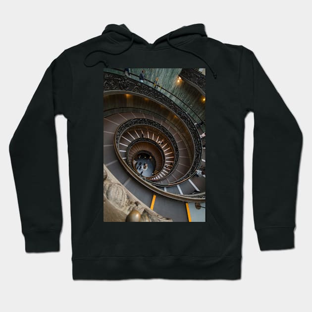 The stairs of the Vatican Museum Hoodie by mitzobs